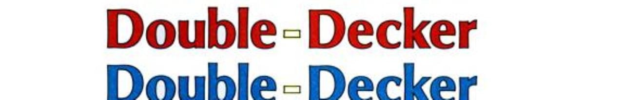 DOUBLE-DECKER, DOUBLE-DECKER, (10-Word Readers)
