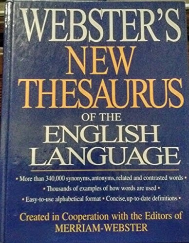 Webster's New Thesaurus of the English Language