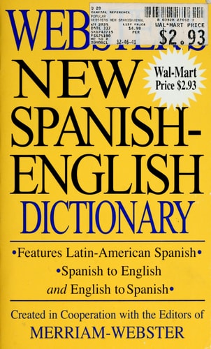 Webster's New Spanish-english Dictionary
