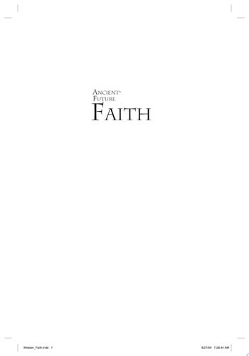 Ancient-Future Faith
