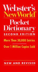 Webster's New World Pocket Dictionary