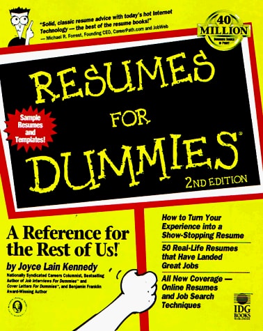 Resumes For Dummies