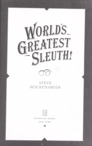 World's Greatest Sleuth!: A Holmes on the Range Mystery (Holmes on the Range Mysteries)
