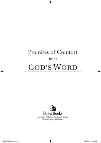 Promises of Comfort from GOD'S WORD