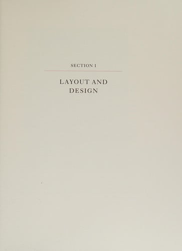Working with Style: Traditional and Modern Approaches to Layout and Typography