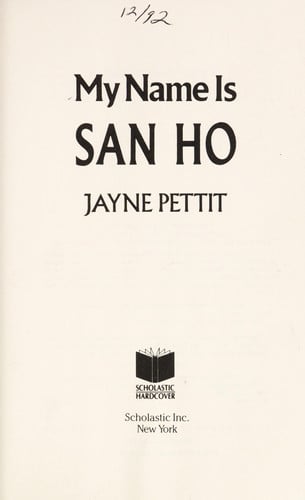 My Name Is San Ho