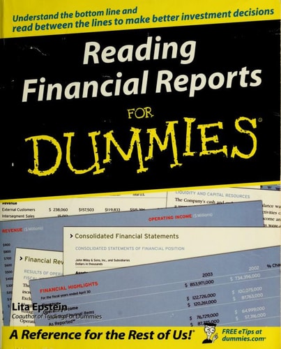 Reading Financial Reports For Dummies