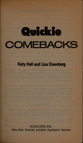 Quickie Comebacks