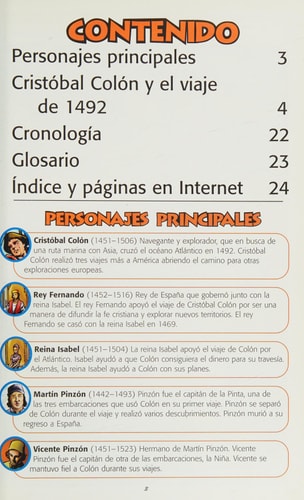 Cristobal Colon y el viaje de 1492 / Christopher Columbus and the Voyage of 1492 (Historietas Juveniles: Biografias/ Jr. Graphic Biographies) (Spanish Edition)