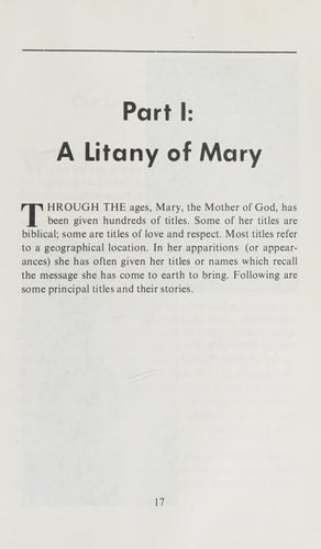 A Litany of Mary