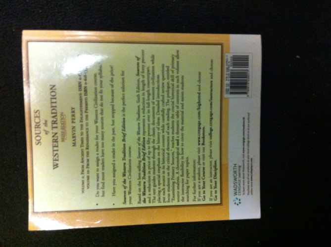 Sources of the Western Tradition: Volume 1: From Ancient Times to the Enlightenment, Brief Edition