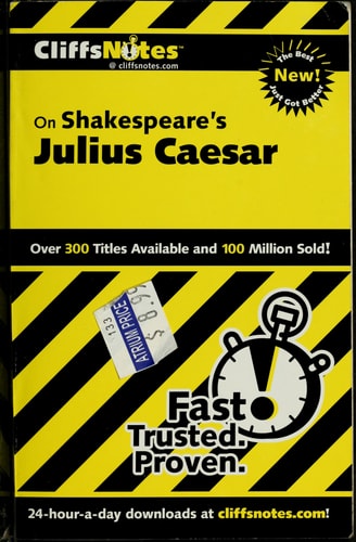 Cliffsnotes Julius Caesar Pa (Cliffsnotes Literature Guides)