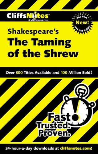 CliffsNotes The Taming of the Shrew (Cliffsnotes Literature Guides)