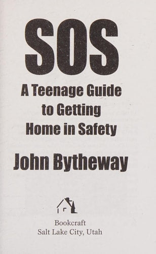 SOS : A Teenage Guide to Getting Home in Safety