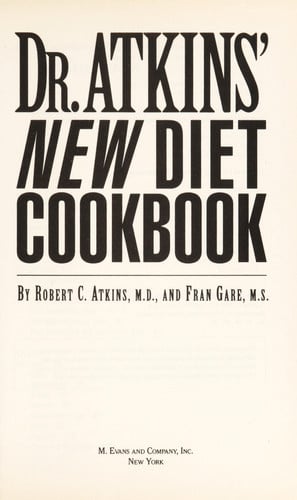 Dr. Atkins' New Diet Cookbook