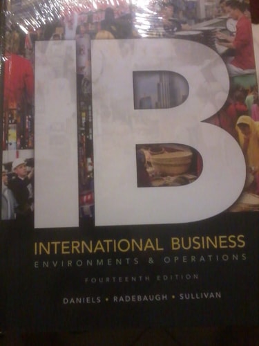 International Business: Environments & Operations