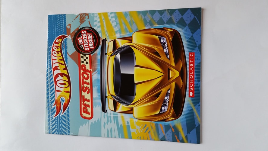 Hot Wheels Pit Stop Sticker Book