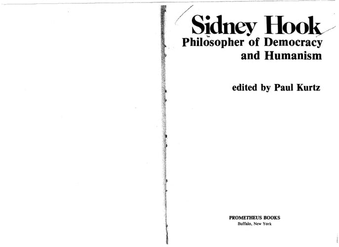 Sidney Hook