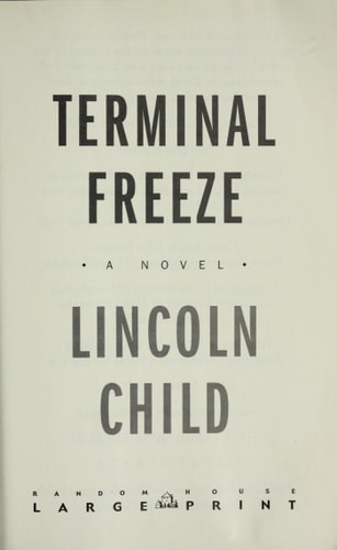 Terminal Freeze (Random House Large Print)