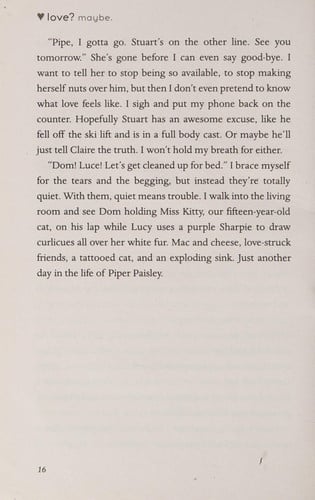 Love? Maybe