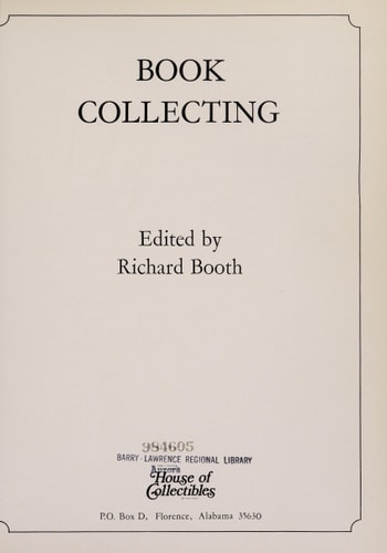 Book Collecting