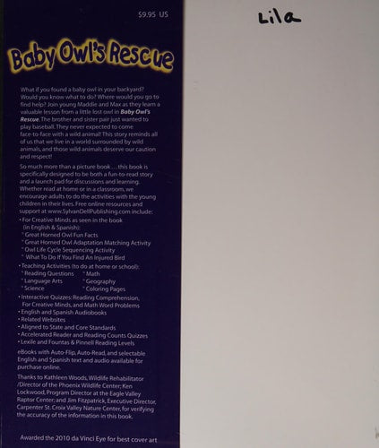 Baby Owl's Rescue (Arbordale Collection)