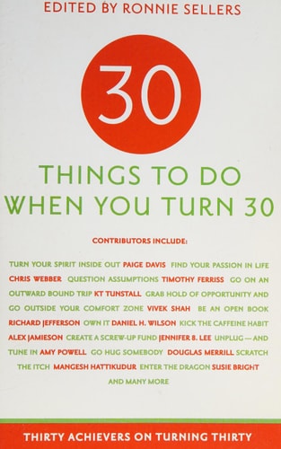 30 Things to Do When You Turn 30