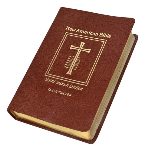 St. Joseph N.A.B. Deluxe Gift Edition Medium Size - Brown Bonded Leather - 609/13BN