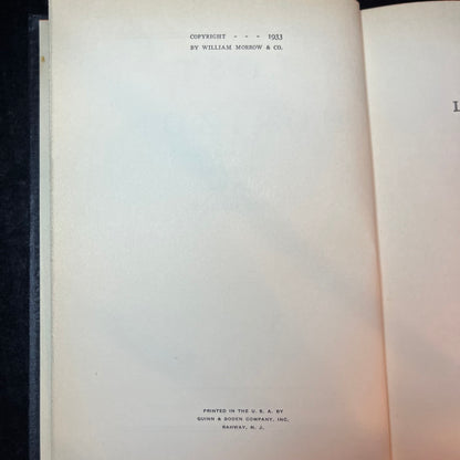 Lost Horizon - Hilton - 1st Edition - 1933