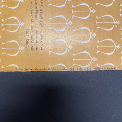 Ways with Wine - Paul Masson - 6th Edition - 1965