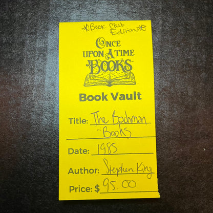 The Bachman Books - Stephen King - Book Club Edition - 1985