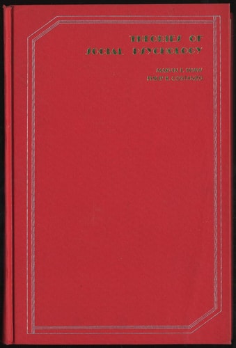 Theories in Social Psychology