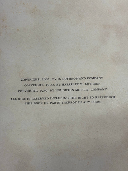 Five Little Peppers and How They Grew - Margaret Sidney - 1st Thus - 1936