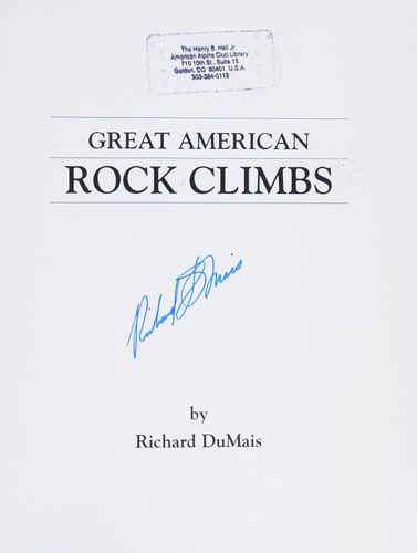 Great American Rock Climbs
