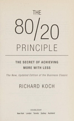 The 80/20 Principle