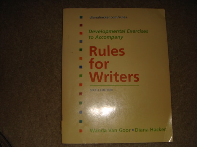 Developmental Exercises to Accompany Rules for Writers
