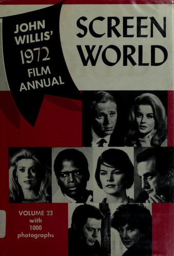 Screen World John Willis 1972 Film Annual Vol 23