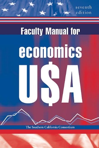 Faculty manual for economics USA
