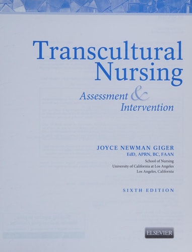 Transcultural Nursing: Assessment and Intervention