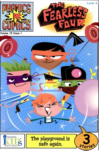 Phonics Comics: The Fearless Four - Level 2 (Phonics Comics: Level 2)