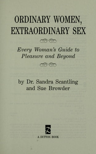 Ordinary Women Extraordinary Sex