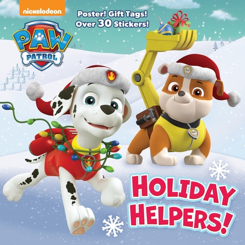 Holiday Helpers! (PAW Patrol) A Holiday Book for Kids and Toddlers with Over 30 Stickers