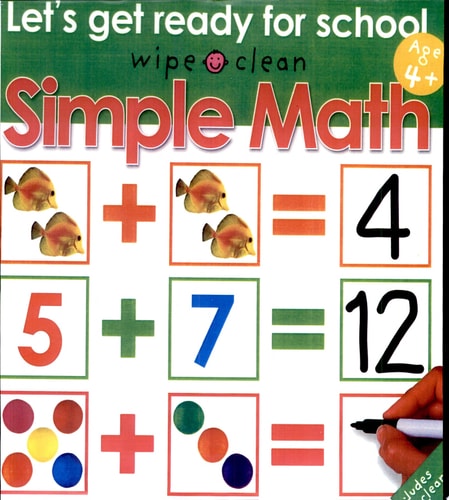 Wipe Clean Simple Math (Wipe Clean Let's Get Ready for School)