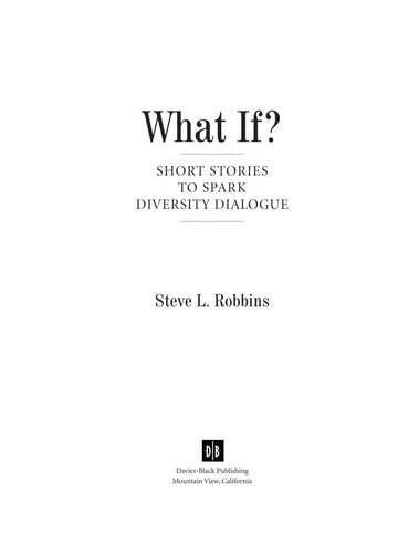 What If?: Short Stories to Spark Diversity Dialogue