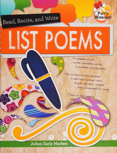 Read, Recite, and Write List Poems (Poet's Workshop)
