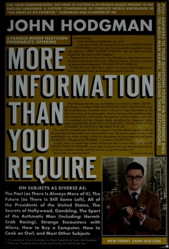 More Information Than You Require