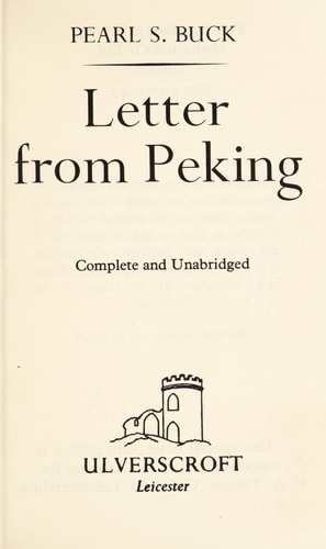 Letter From Peking (U)