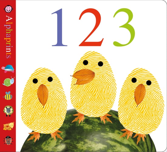 Alphaprints: 123 (Alphaprints) [Board book]