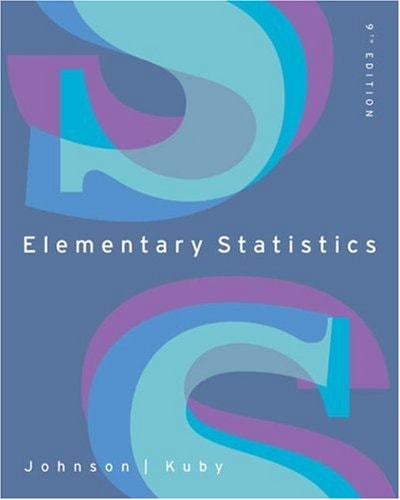 Elementary Statistics (with CD-ROM and InfoTrac)