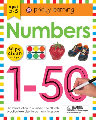 Wipe Clean Workbook: Numbers 1-50 Ages 3-5; Wipe-clean with Pen